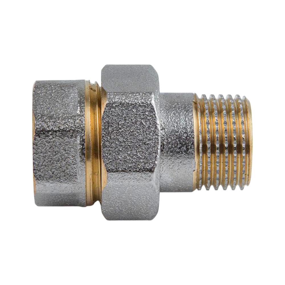 Гайка накидная D. 2" П/М бронзовая никелированная U (Б0843Анко)