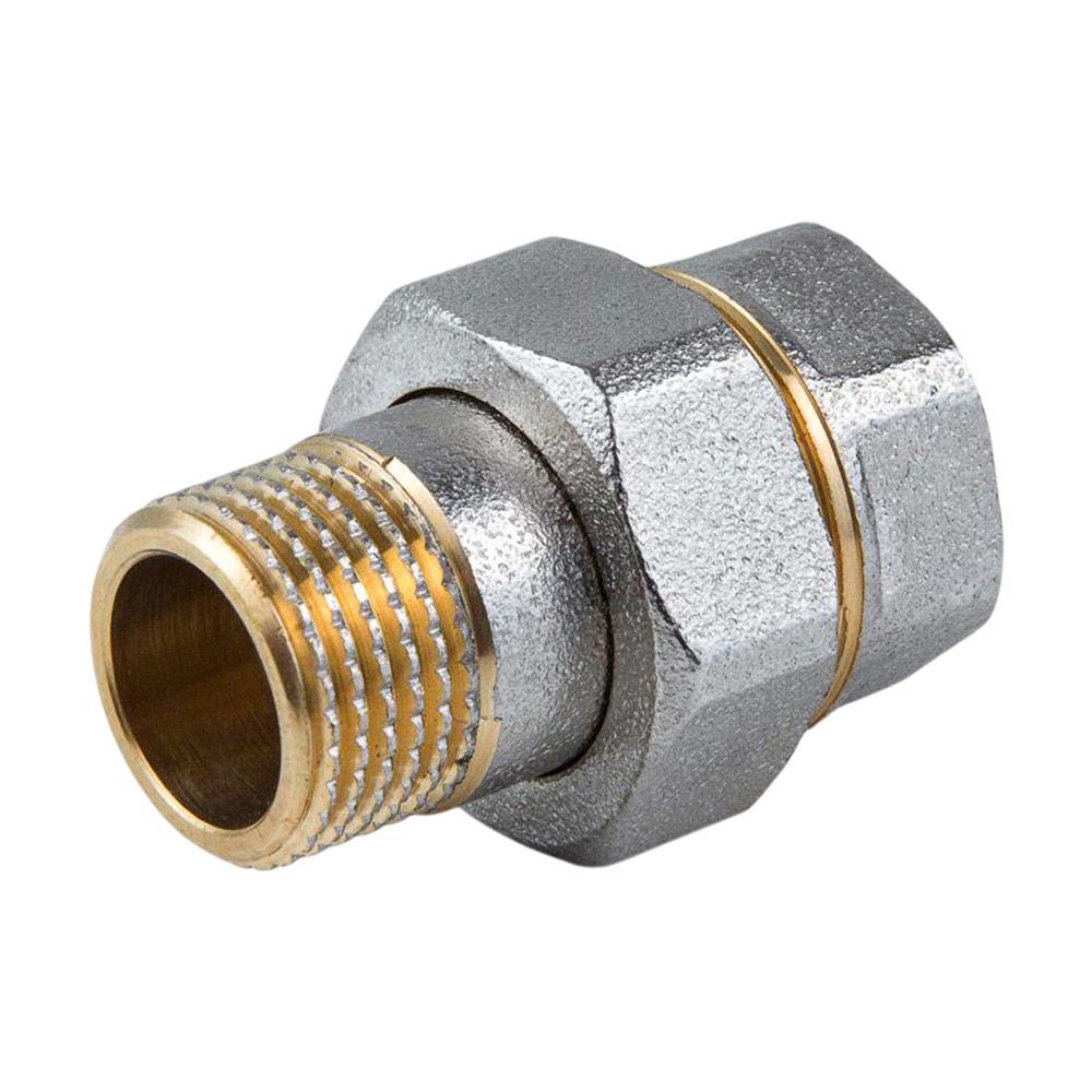 Гайка накидная D. 2" П/М бронзовая никелированная U (Б0843Анко)