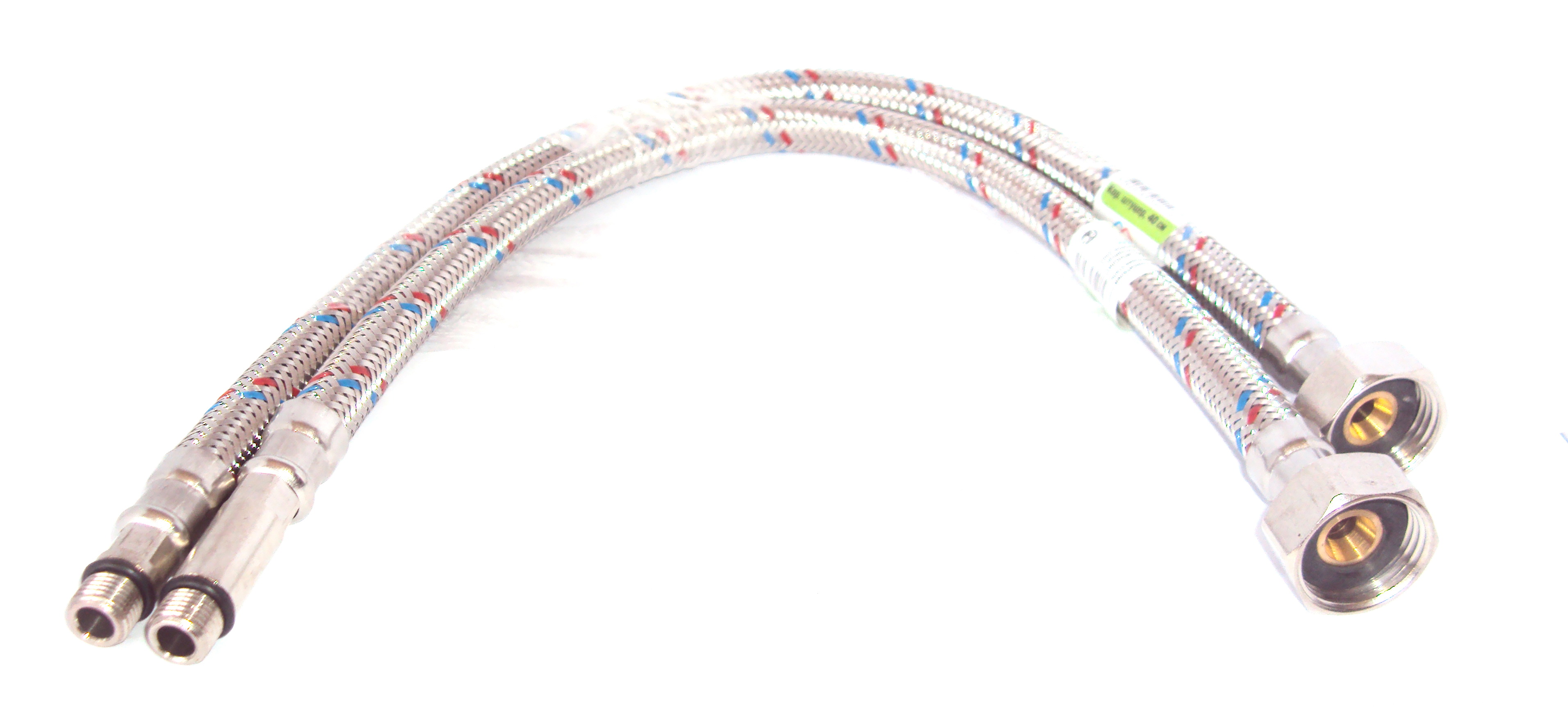 Racord flexibil pentru baterii cu prelungire L=1 m SS 12 mm 1/2 М10 (pereche)  MONOFLEX