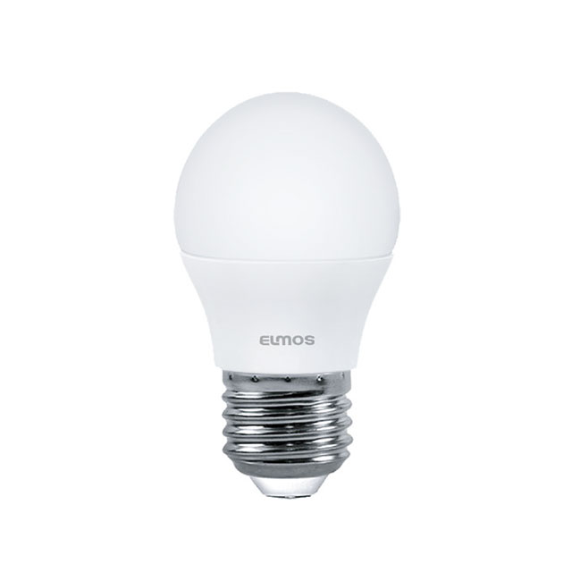 Лампочка светодиодная G45 6W E27 6400K 470Lm  ELMOS