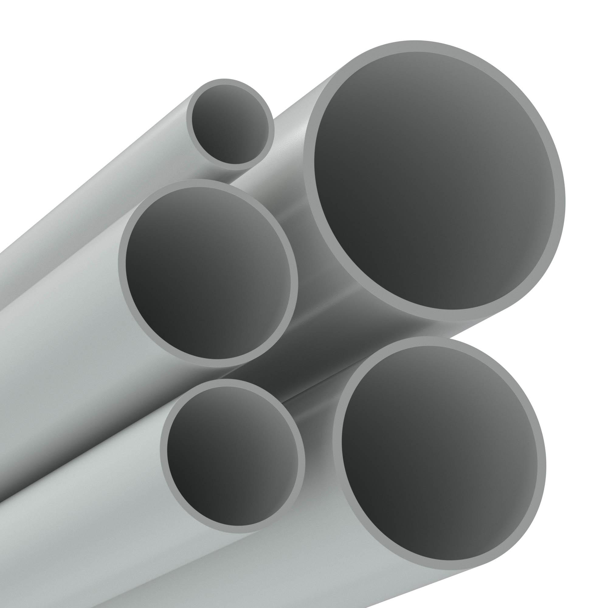 Труба ПВХ жесткая гладкая D. 40 x 2.0 L=3 м