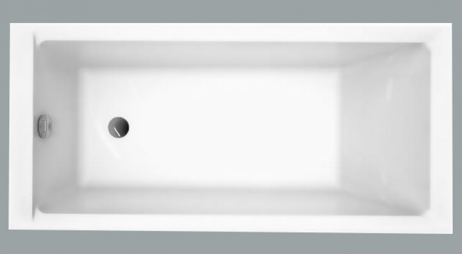 Ванна акриловая CERSANIT Балинея 150 x 70 см прямоугольная (81409)