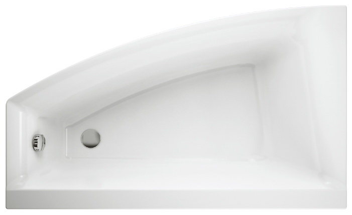 Сada de baie din acril CERSANIT Virgo Max 150 x 90 cm stanga asimetrica (81414)