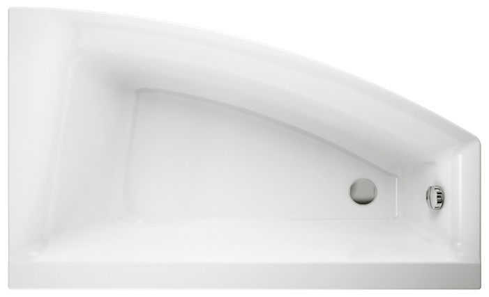 Сada de baie din acril CERSANIT Virgo Max 160 x 90 cm dreapta asimetrica (81417)