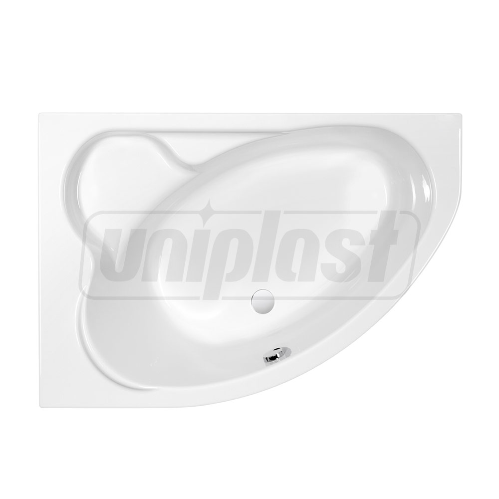 Ванна акриловая CERSANIT Калиопе 153 x 100 см левая асимметричная (1782)