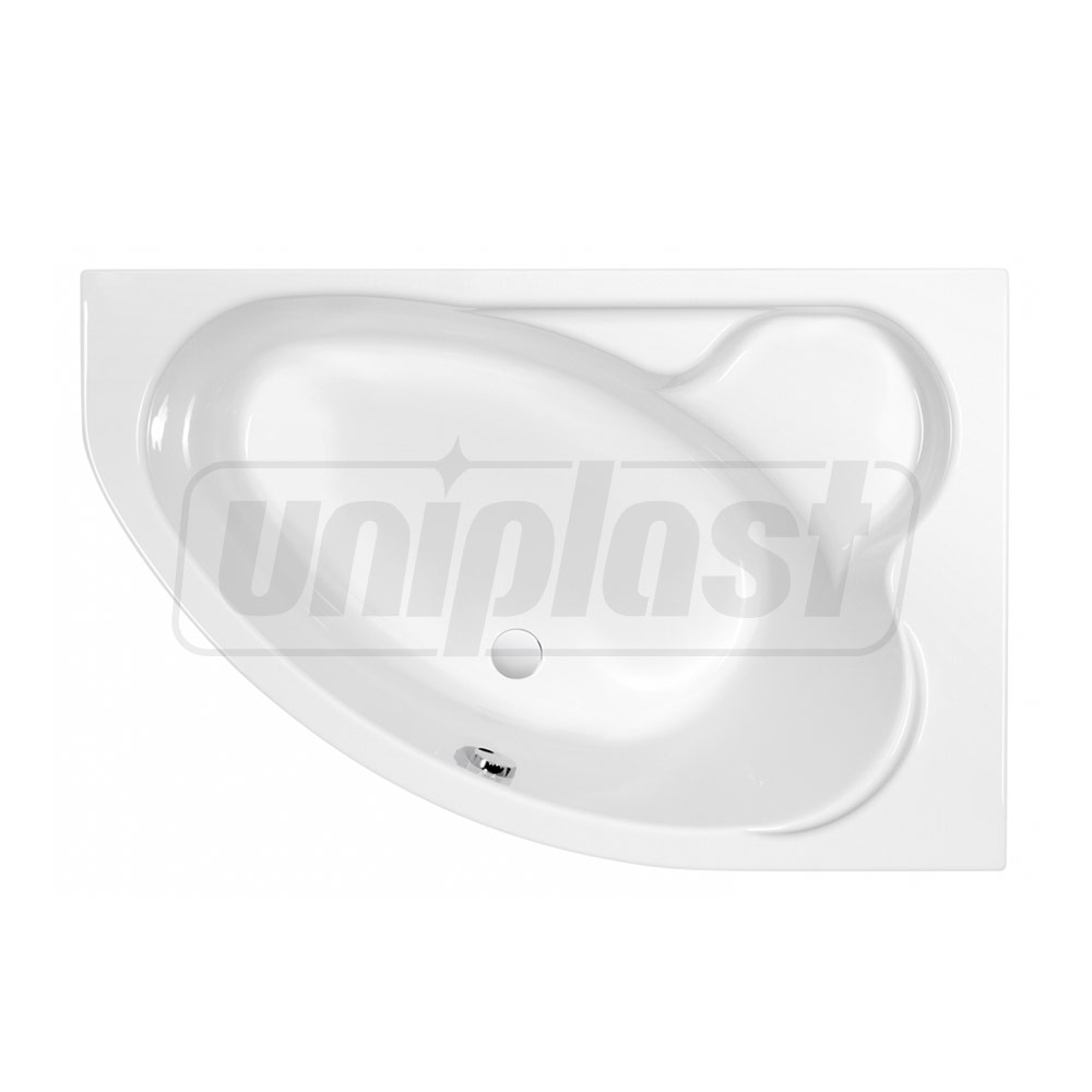 Сada de baie din acril CERSANIT Kaliope 153 x 100 cm dreapta asimetrica (1630)