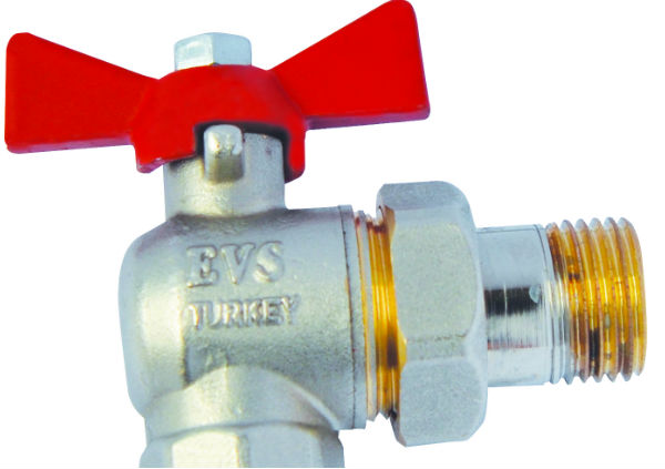 Robinet coltar bila cu olandez D.  3/4" FE/FI PN40  EVS