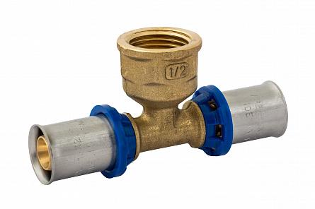 Тройник D. 16 x 1/2" М пресс  APE