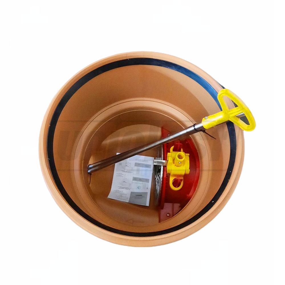 Baza camin de inspectie PP D.400/160 H=526 mm (1 intrare/1 iesire) K40P16ZB KARMAT