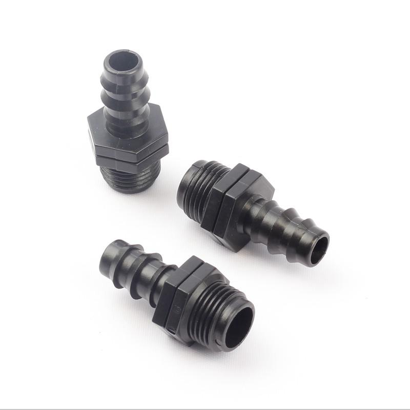 Adaptor cu portfurtun D. 20x1/2" FE (negru)