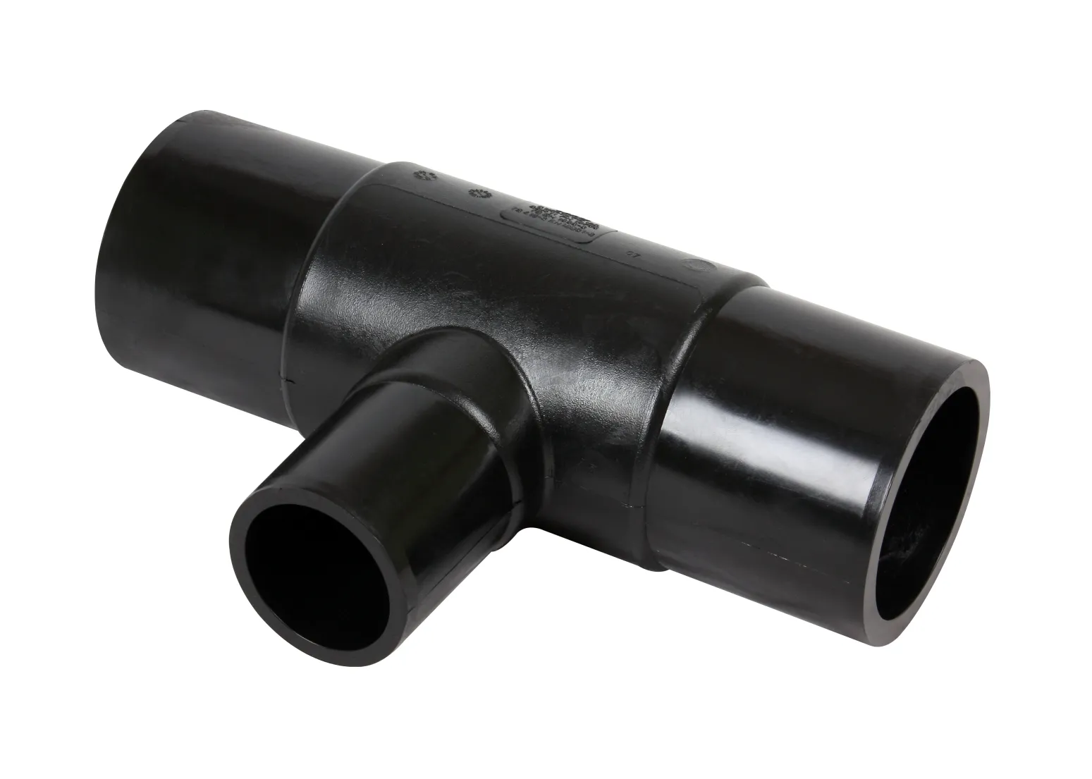 Teu cu trecere D.110 x 63/90° PE100 SDR11 PEHD/PN16  +GF+