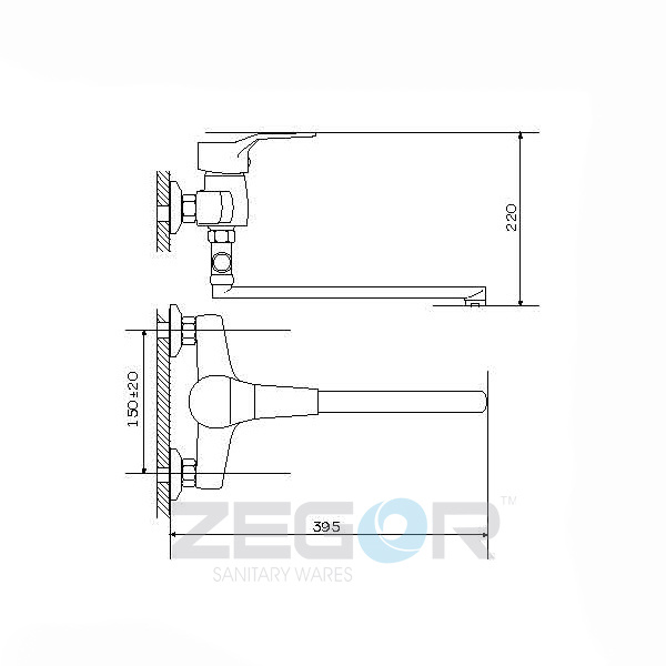 Baterie cada EDN A183 (EDN6) cartus D. 40 TROYA  ZEGOR