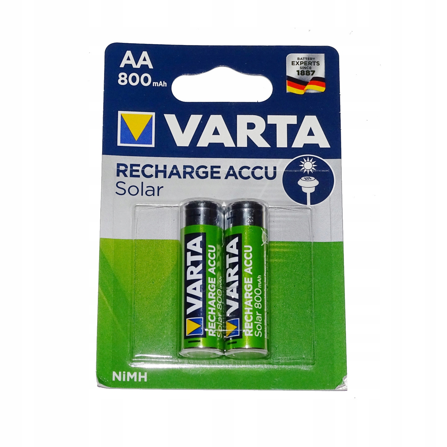 Аккумулятор Recharge Accu Solar AAA 800 mAh (2 шт.)  VARTA