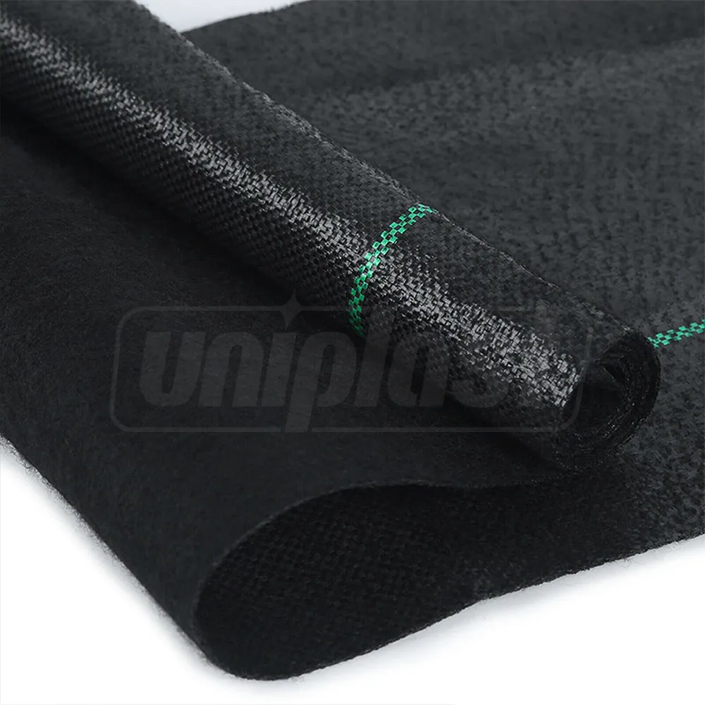Agrotextil 90 g/m² (negru cu linie verde) (1 m х 5 m) UNITAPE