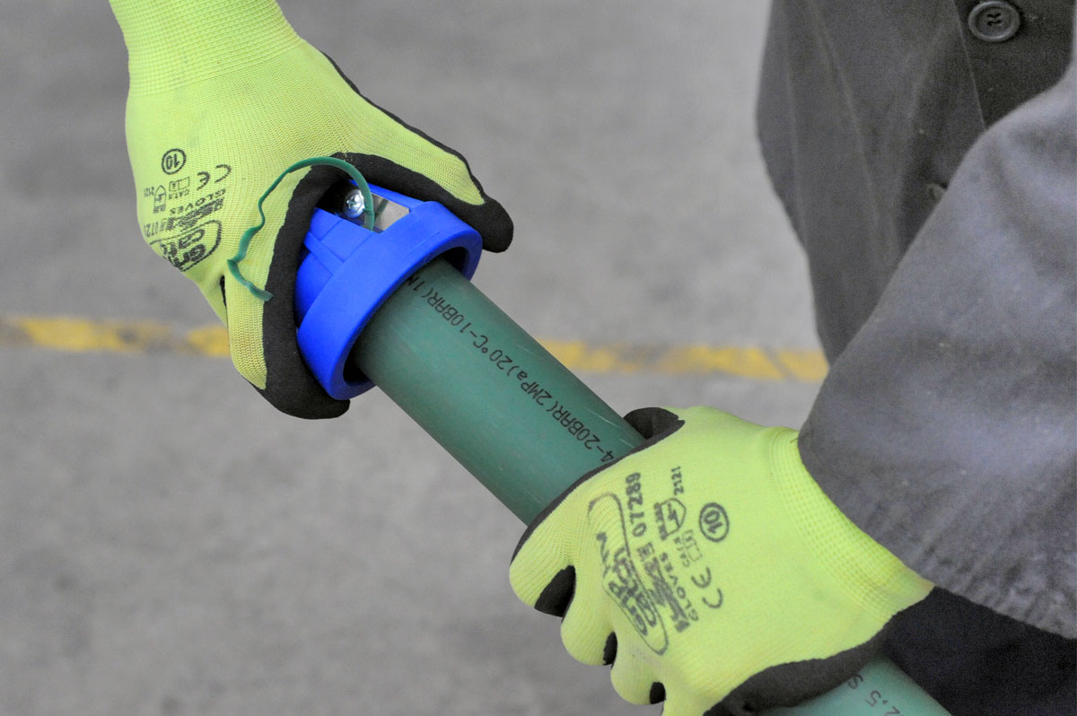 Ascutitoare cu gradator pentru tevi din PE D. 75-110 SAB