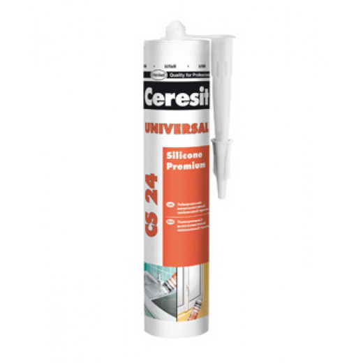 Силикон Универсальный белый 280 мл CS24  CERESIT