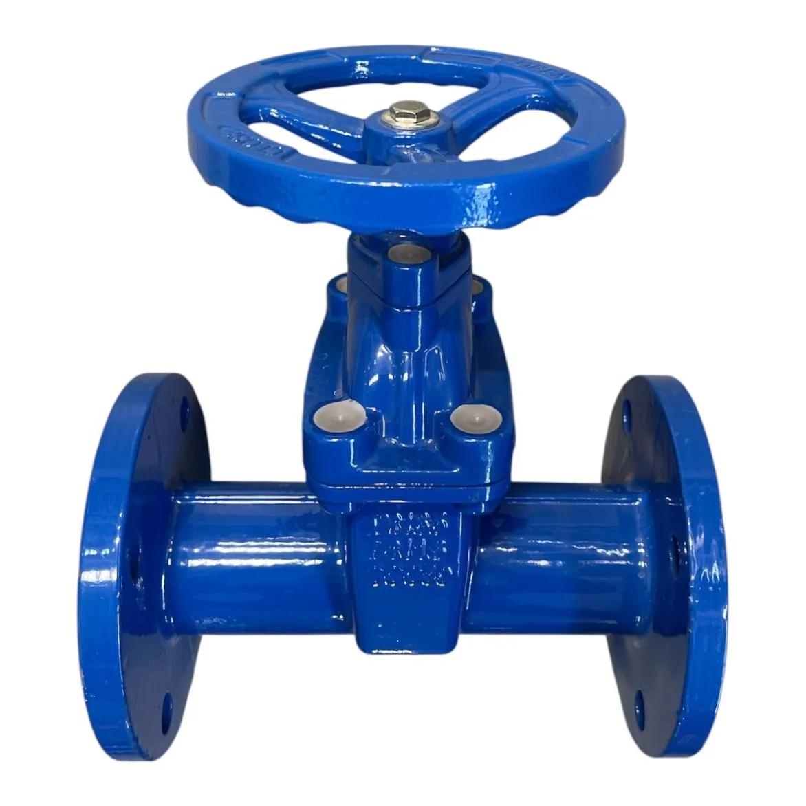 Задвижка чугунная D. 65 PN16 обрезиненный клин DIN3352-F5 (L=262 мм) (4 отверстия)  UNV