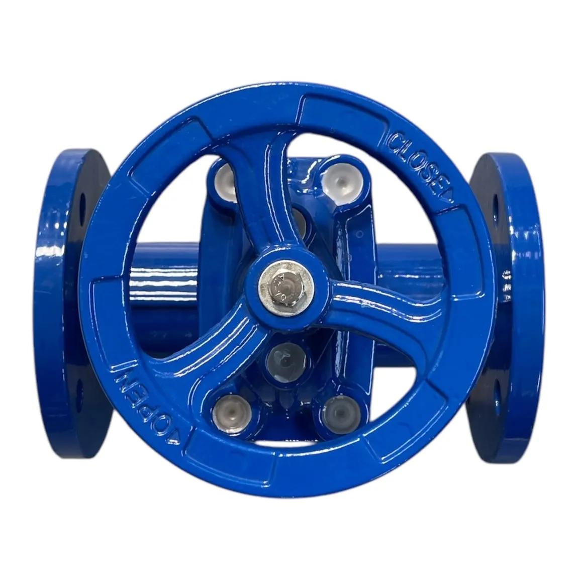 Задвижка чугунная D. 65 PN16 обрезиненный клин DIN3352-F5 (L=262 мм) (4 отверстия)  UNV