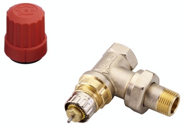 Robinet calorifer coltar Tur D. 1/2" FE/FE pentru cap termostatic  APE