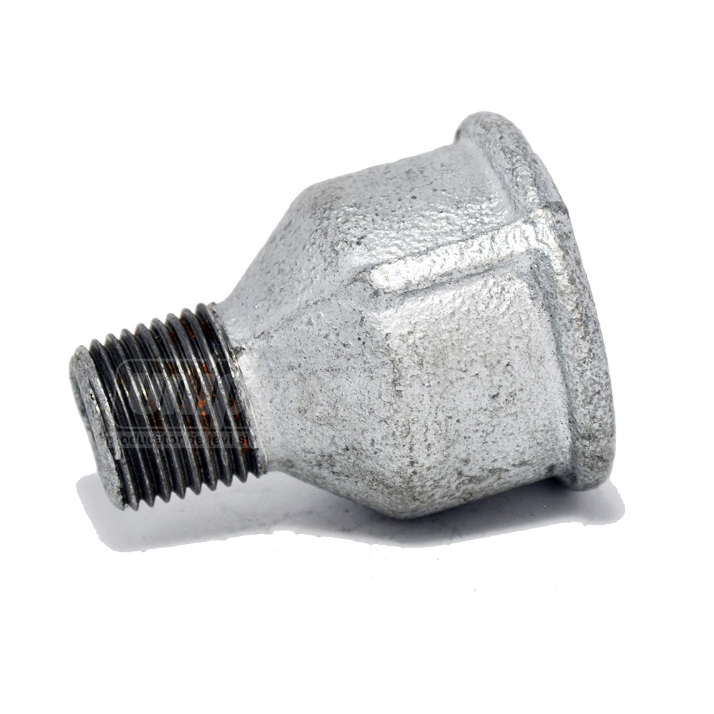 Переход D.  1/2" x 1" П/М гальванизированный