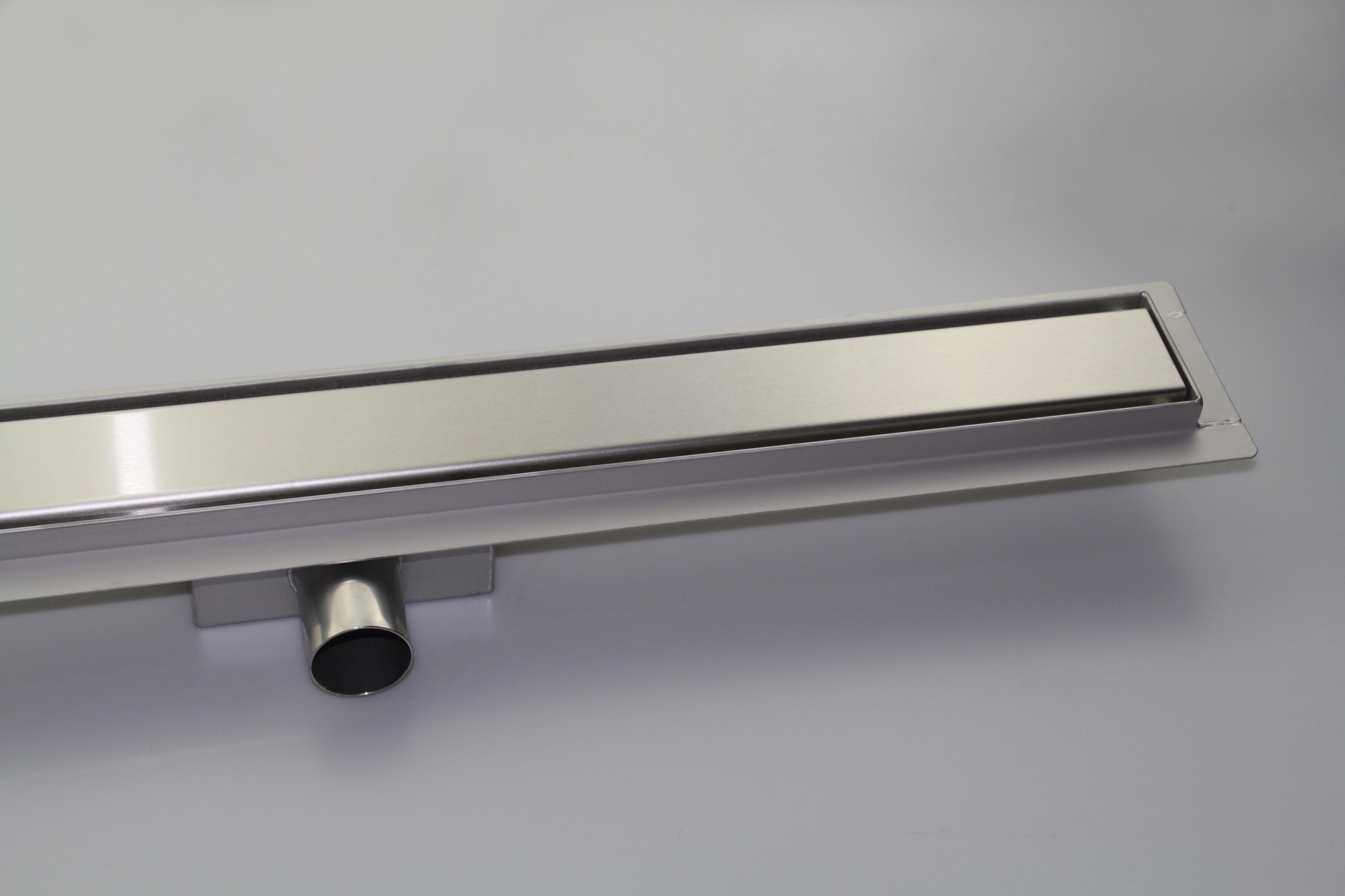 Rigola de dus lineara set 500 х 70 mm D. 50 x 90° SMOOTH (Otel Inox, neted) FLH40-A2 С15 UNIPLAST