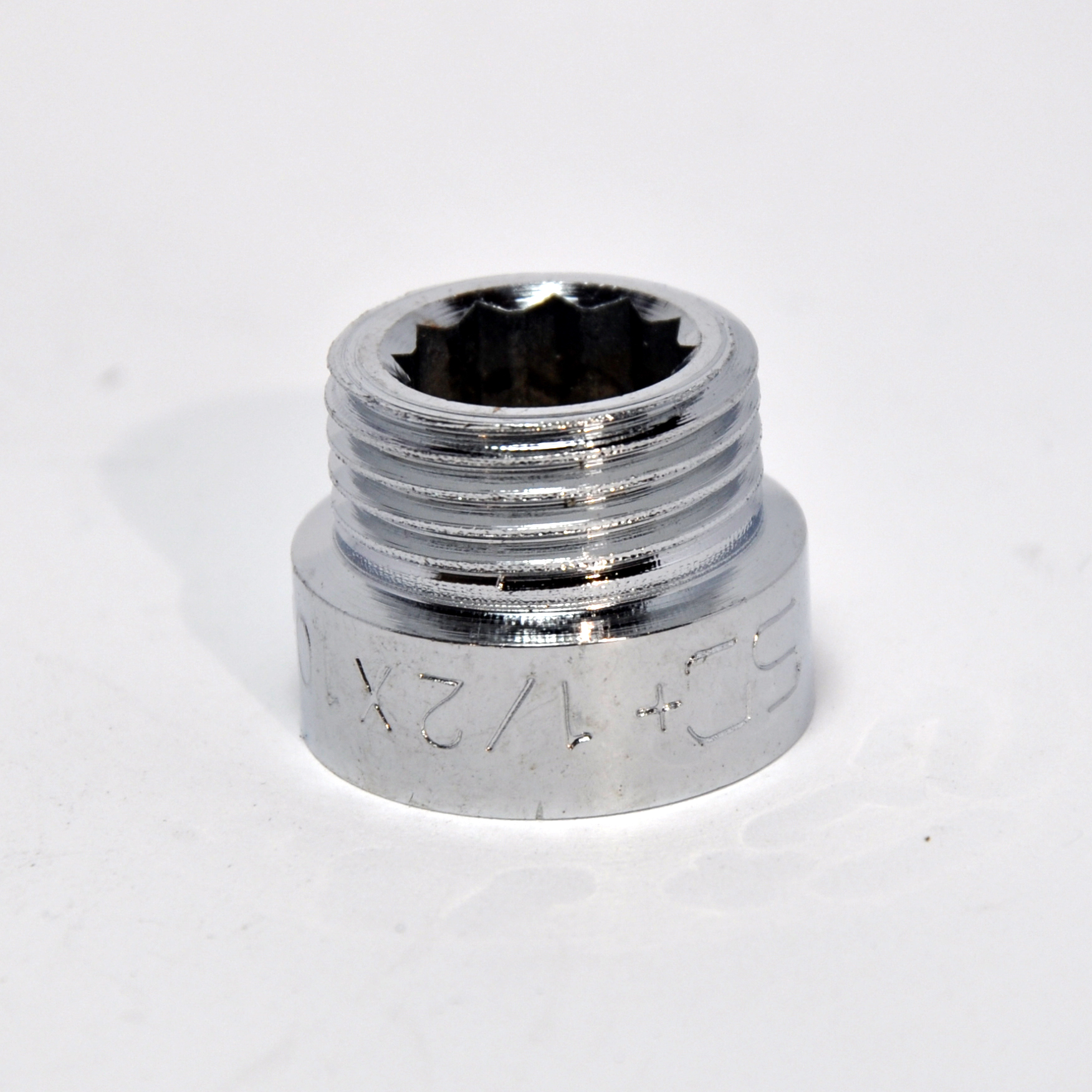 Переход D. 1/2" П/М удлинитель бронзовый 10 мм HS