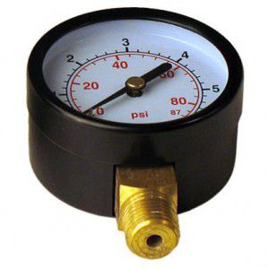 Manometru  4 bar D. 1/4" FE axial D. 63 metal