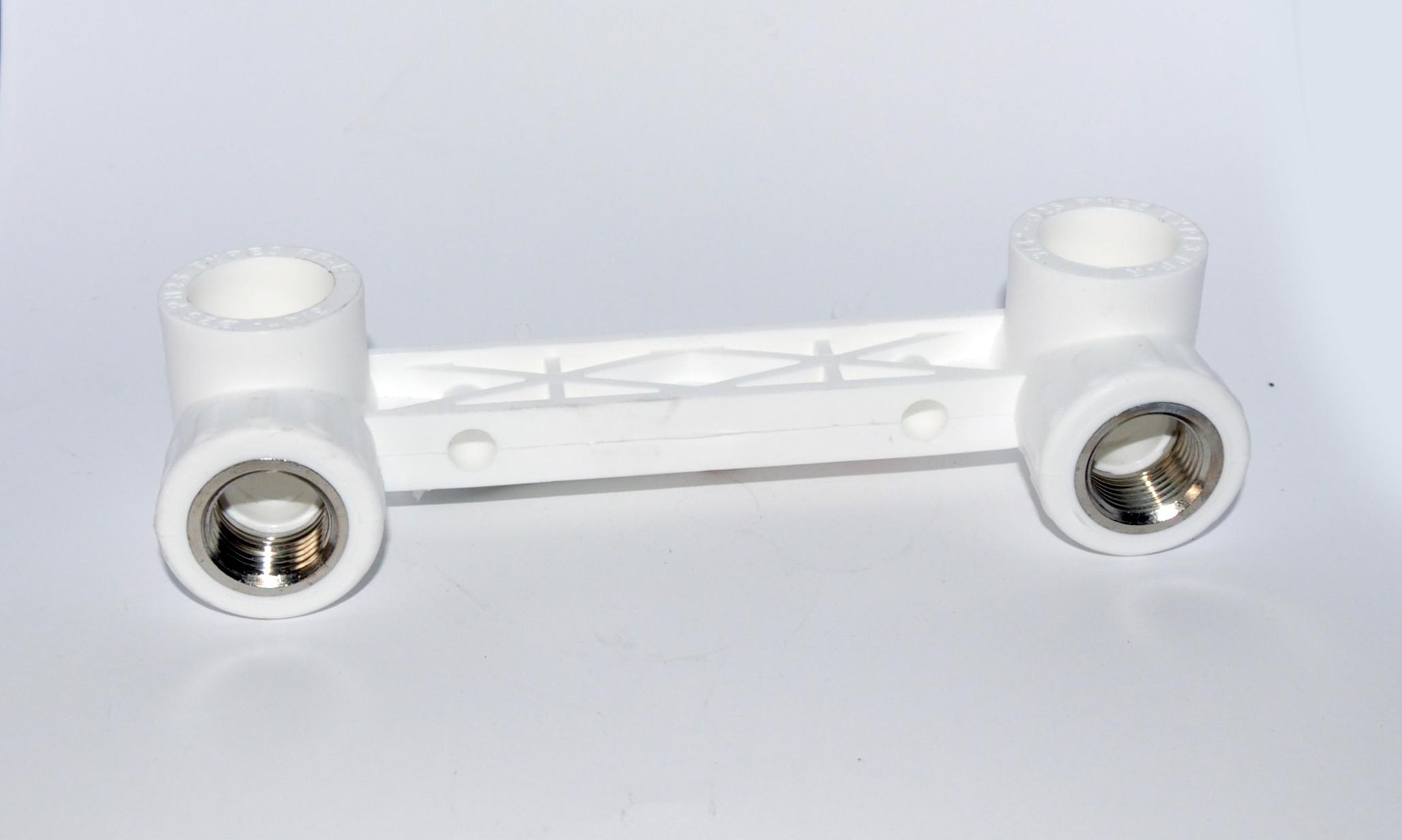 Set montare baterie PPR D. 25 x 1/2" FI (alb)  KAS