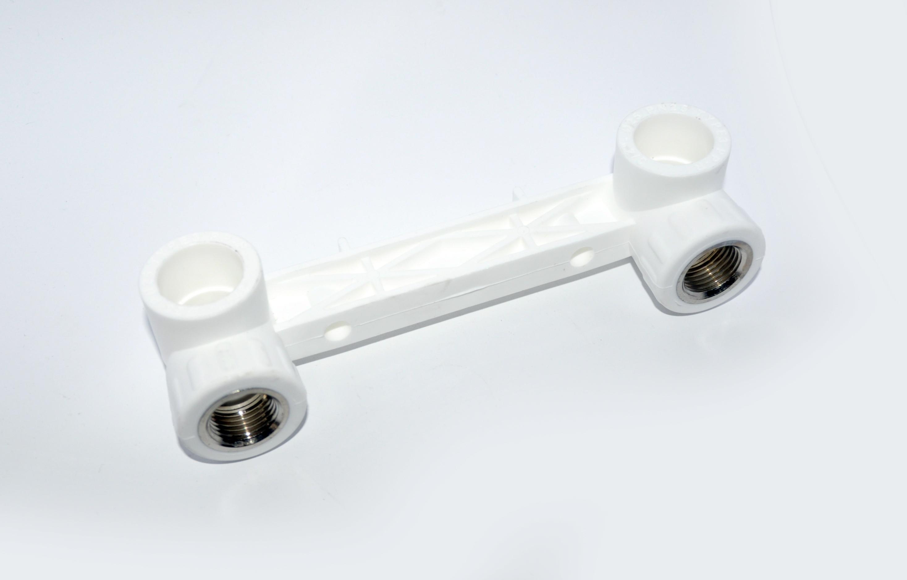 Set montare baterie PPR D. 25 x 1/2" FI (alb)  KAS