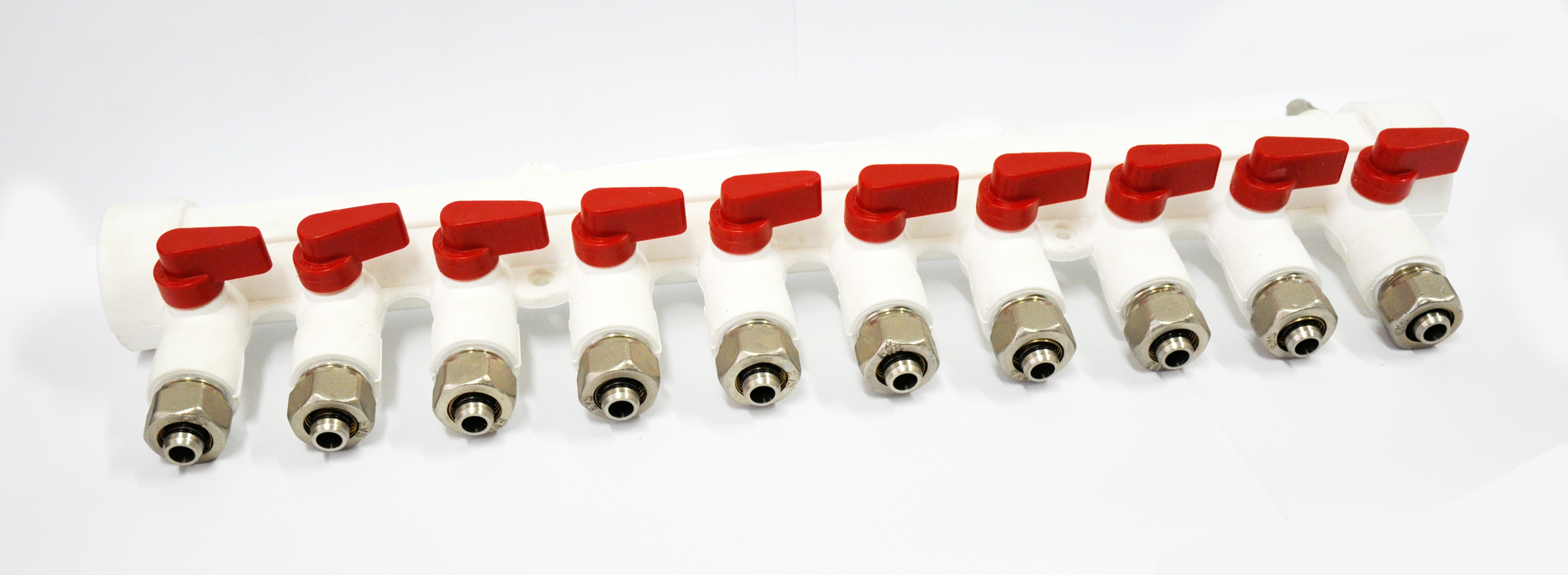 Коллектор в сборе D. 40 PPR x 16 PEX 10 выходов  EVS