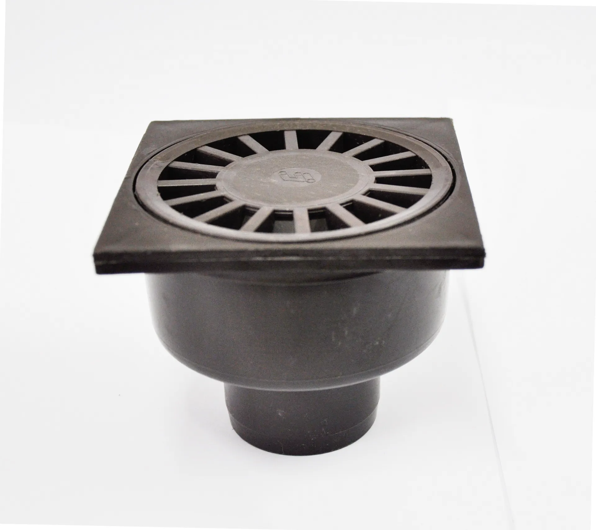 Sifon de pardoseala PP D. 50 vertical (maro) (100 x 100 mm) INSTALPLAST