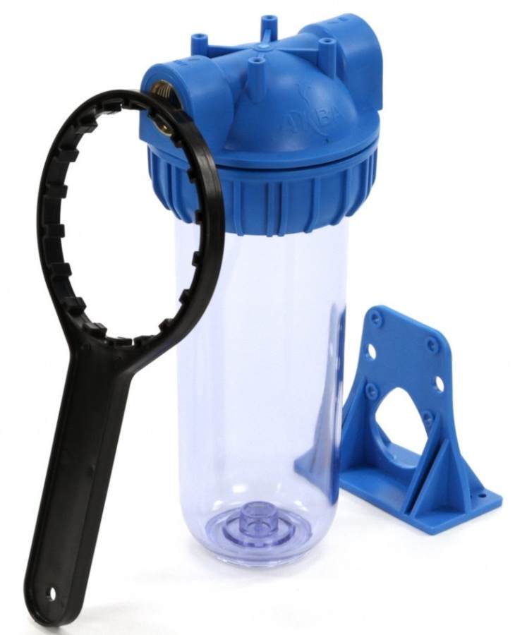 Corp filtru 10" -  1/2" cheie + suport prindere (100-110L) HY