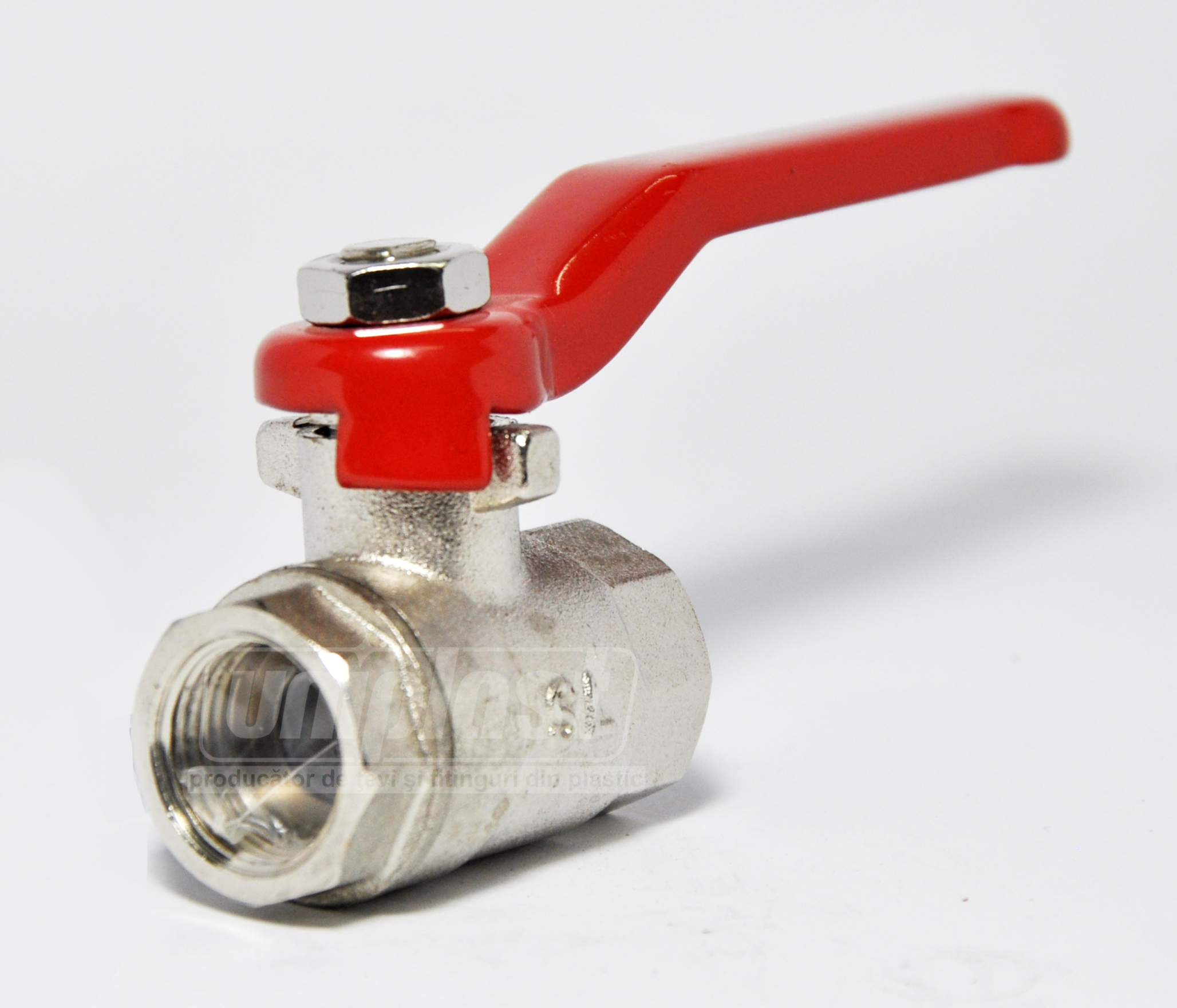 Robinet bila D.   3/8" FI/FI PN40 "Full" maner lung  REMER