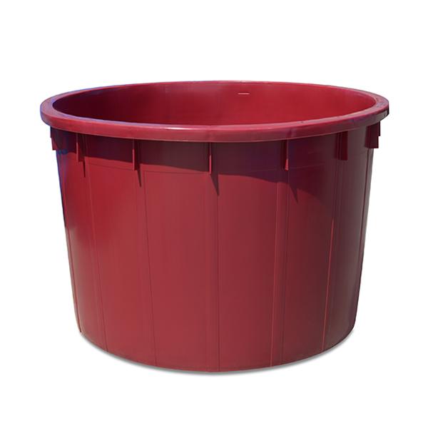 Cada pentru vin fara capac 1000 L 140x88H cm (rosie)  STP