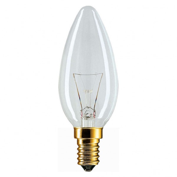 Лампа накаливания PANLIGHT cвеча прозрачная 60W 240V E14 (31657)