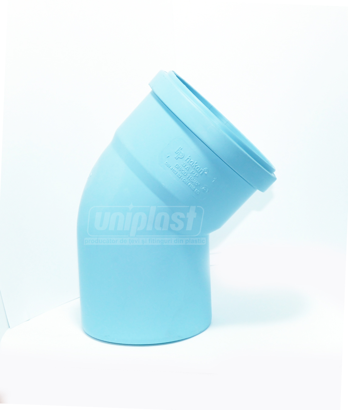 Отвод ПП D.110 / 45° Silenta 3A®  HAKAN +GF+