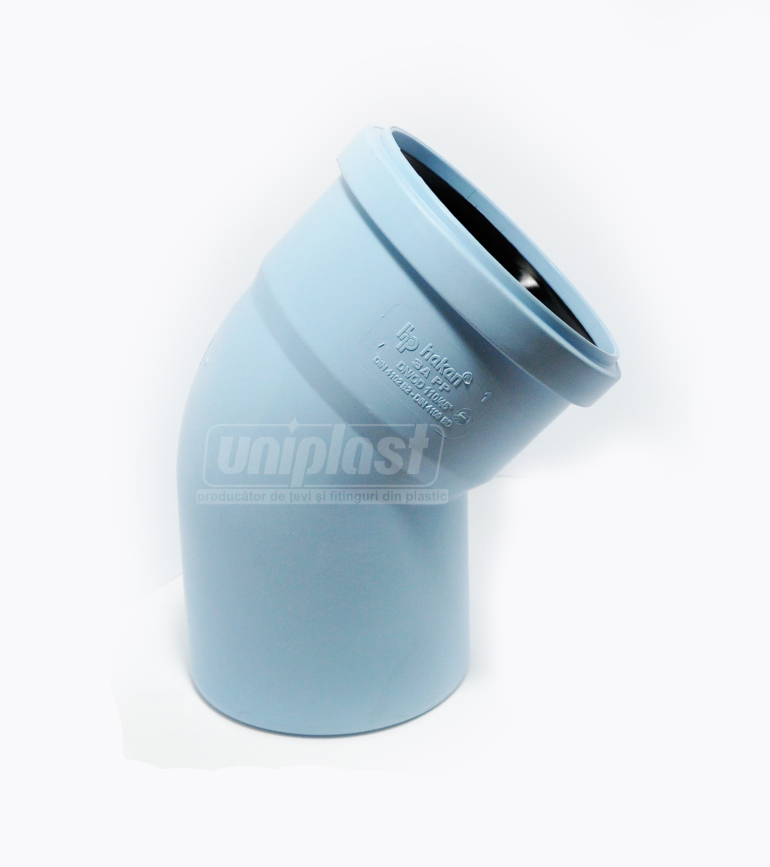Отвод ПП D.110 / 45° Silenta 3A®  HAKAN +GF+