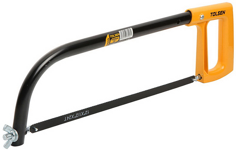 Ножовка по металлу 300 мм, 12" пластиковая ручка TOLSEN