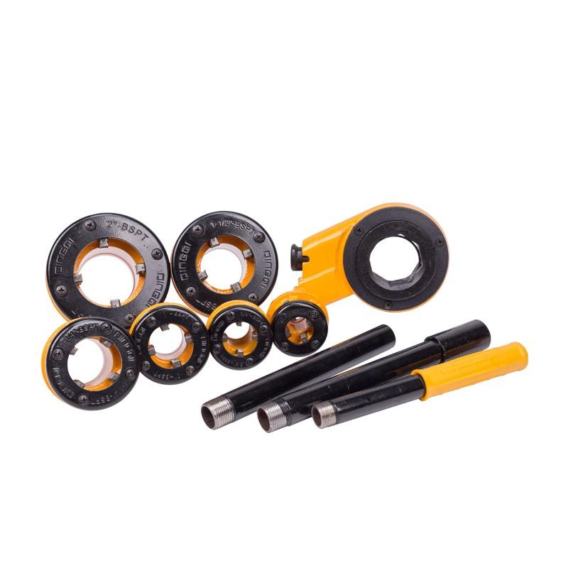 Комплект для нарезки резьбы 1/2", 3/4", 1", 1.1/4", 1.1/2", 2" Professional  DINGQI
