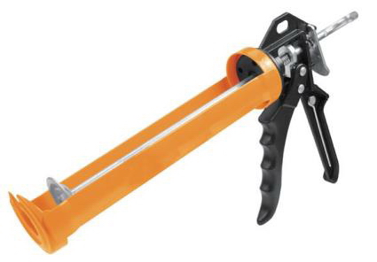 Pistol pentru silicon  9" 225 mm, otel, semideschis Industrial  TOLSEN