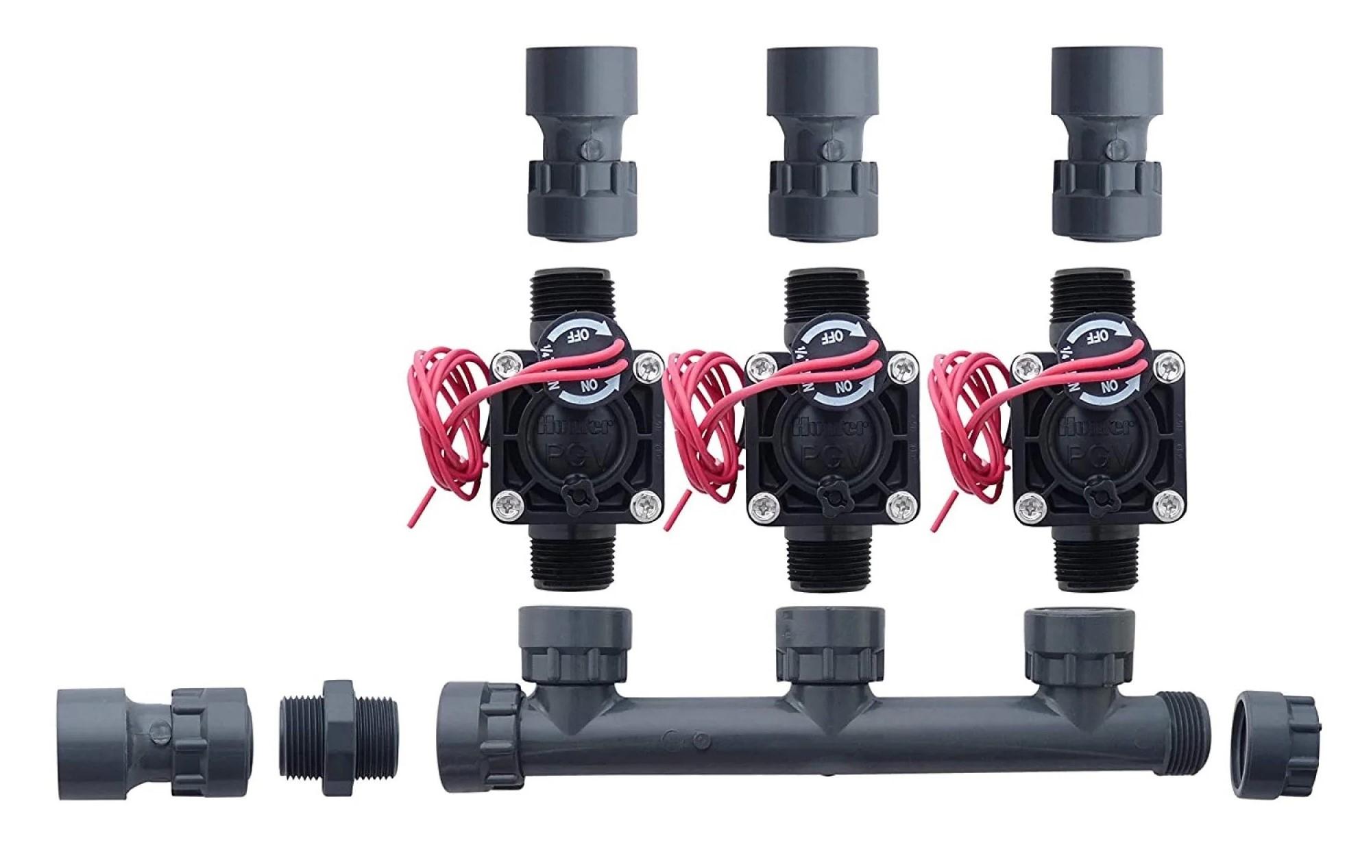 Клапан электромагнитный D. 1" М/М 24 V PGV-100-GB пластиковый  HUNTER