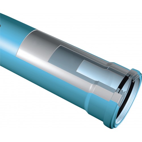 Труба ПП D.110 L=1 м Silenta 3A®  HAKAN +GF+