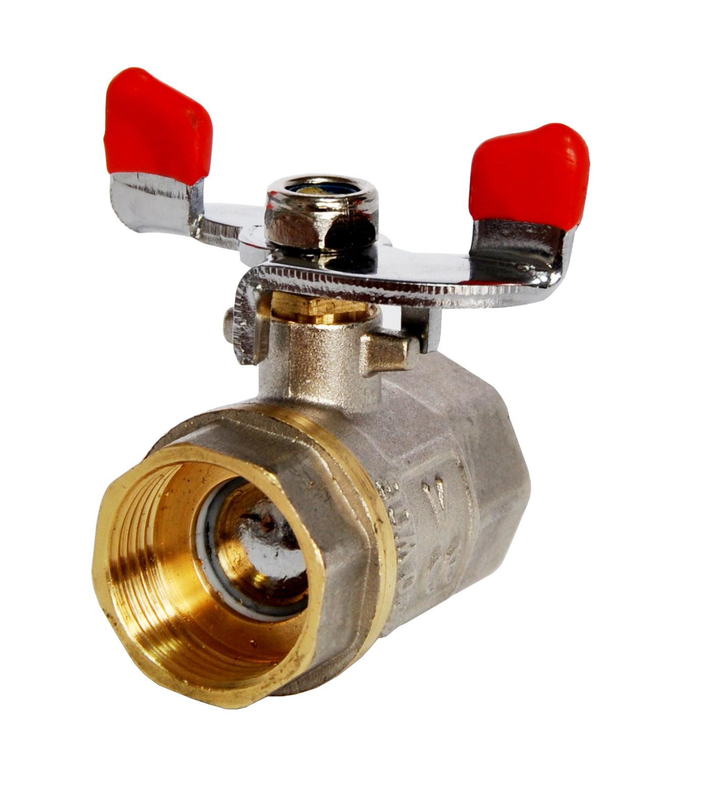 Кран шаровый D.  3/4" М/М /л PN25 HY