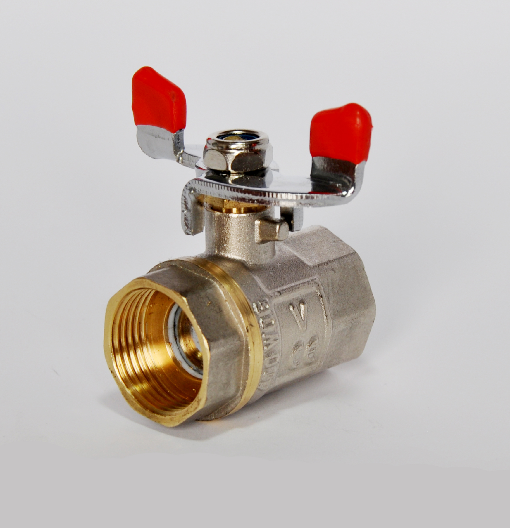 Кран шаровый D.  3/4" М/М /л PN25 HY