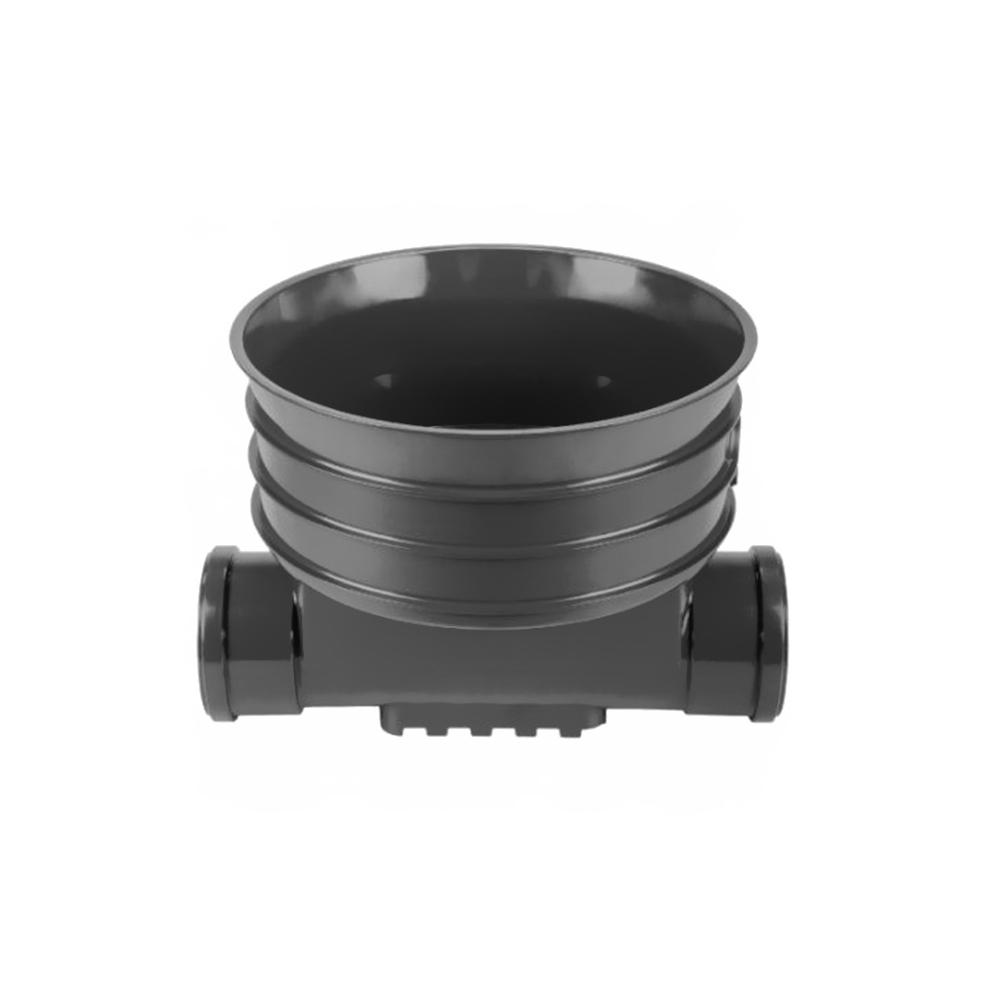 Смотровой колодец c опорой ПП D.315x110 (1 вход/1 выход D.110) (черный) Akna  BTH