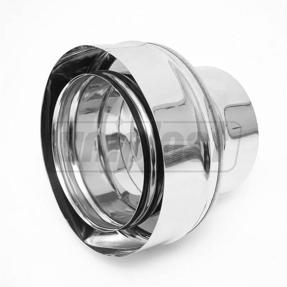 Переход для дымохода D.150 x 210 0.5 мм  FERRUM f3708