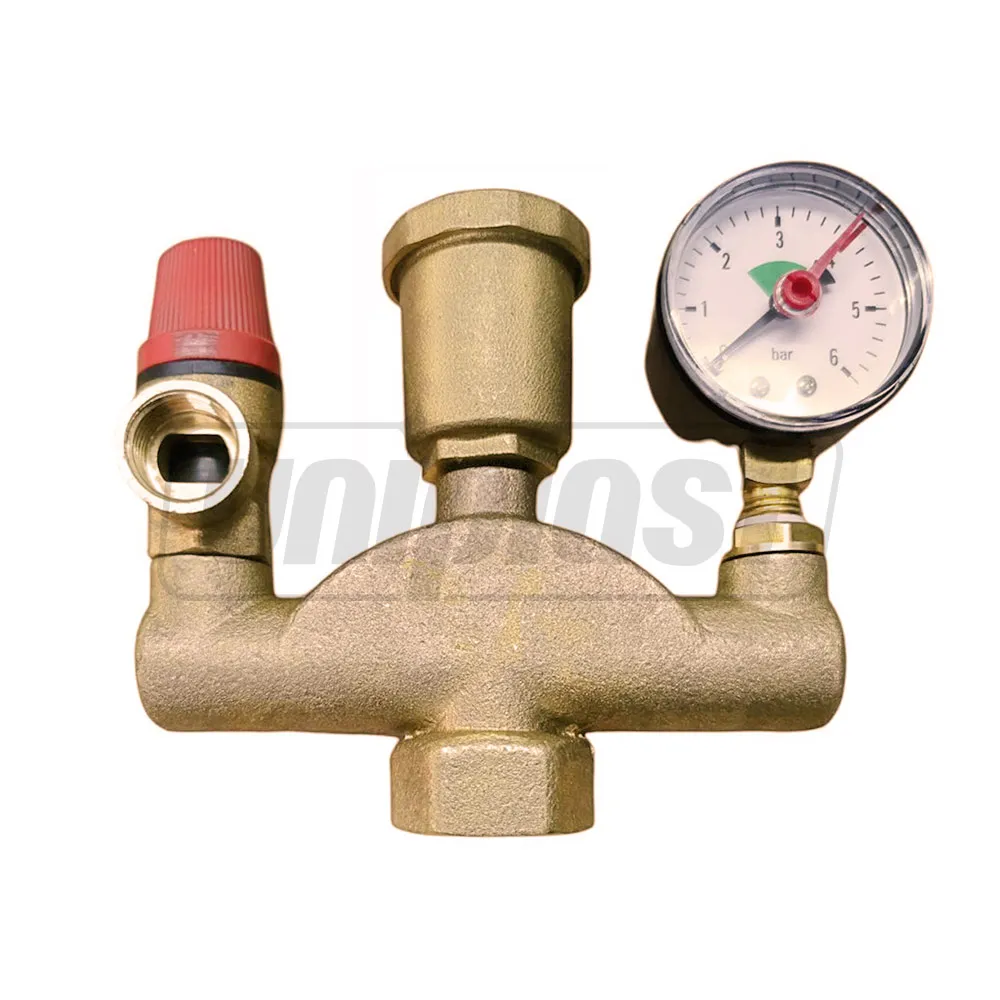 Группа безопасности котла D. 1" М (Предохранительная система)  6 bar / 100°C HY