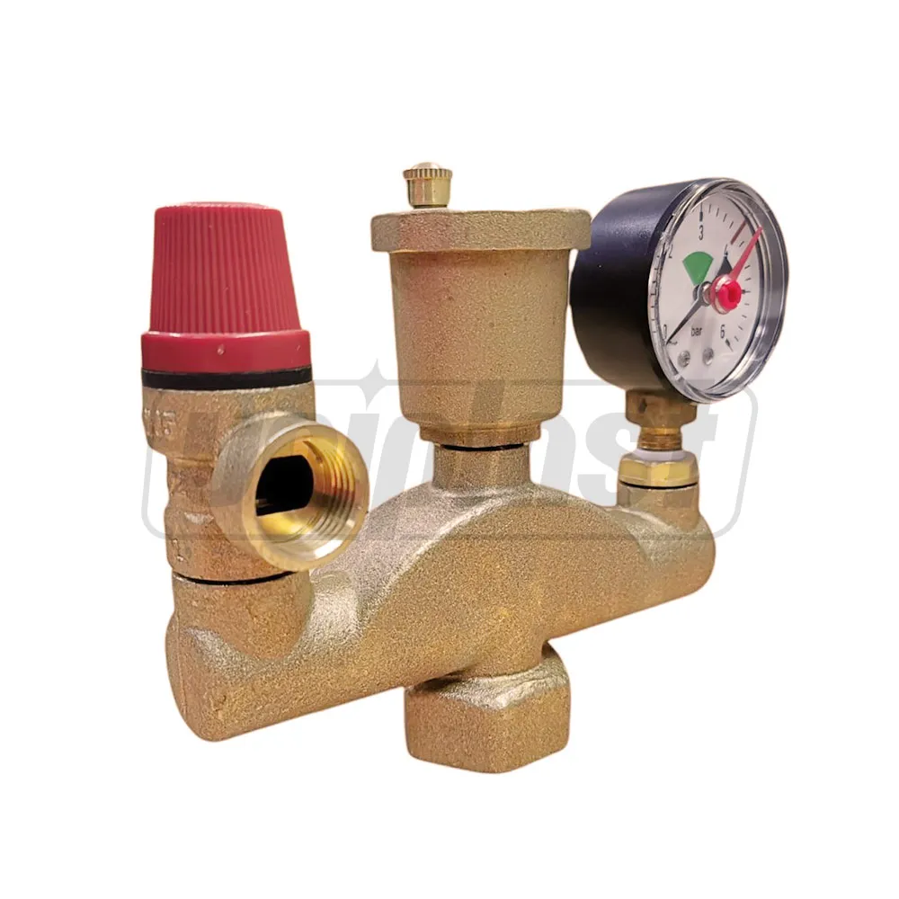 Группа безопасности котла D. 1" М (Предохранительная система)  6 bar / 100°C HY