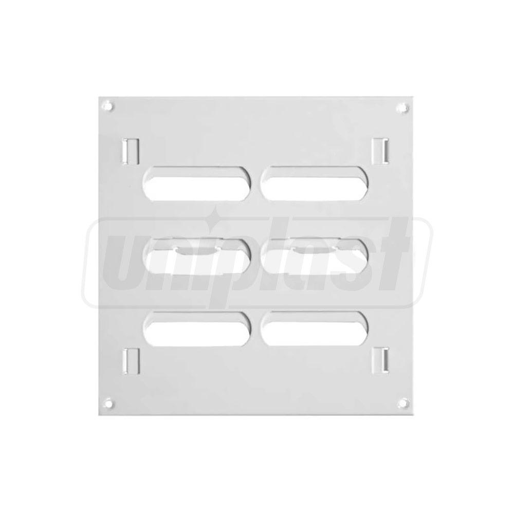 Решетка вентиляционная металлическая квадратная 150 x 150 мм регулируемая MR1515R  EUROPLAST