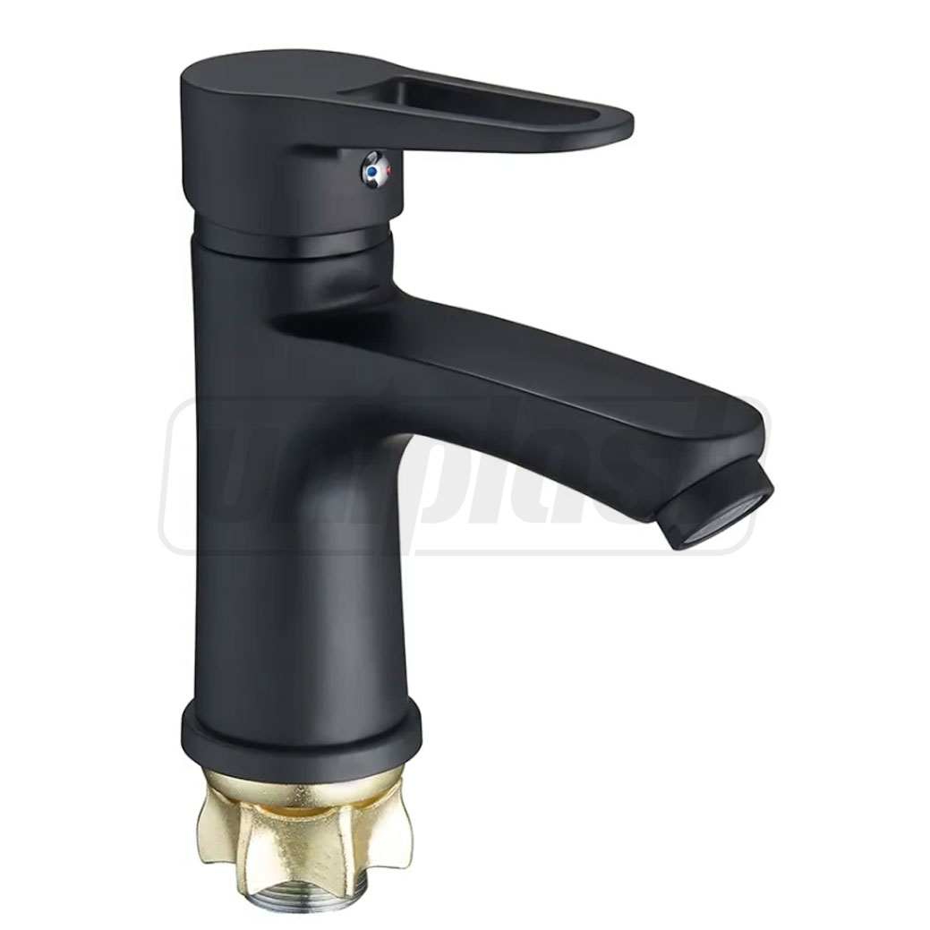 Baterie lavoar PUD1 A045YB "negru" cu piulita  ZEGOR